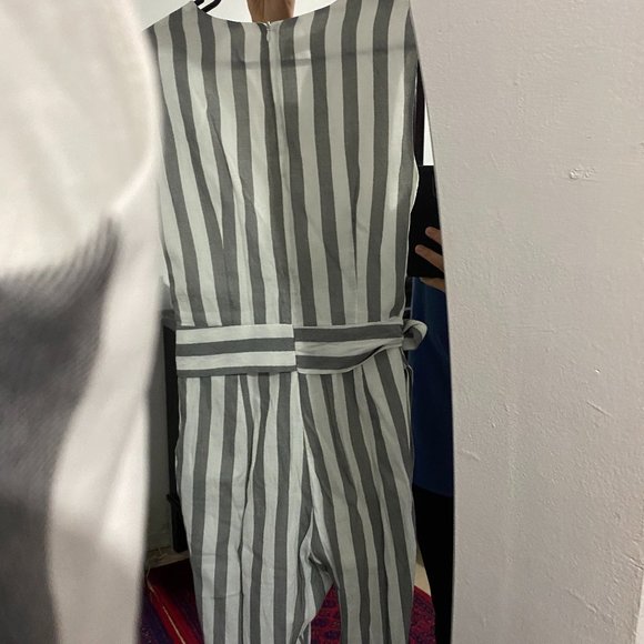Stripe Jump Suit - Picture 2 of 2
